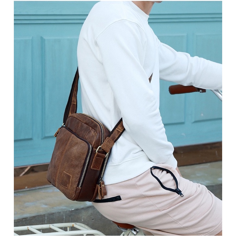 TÚI XÁCH DA NAM TRẺ TRUNG PHONG CÁCH DB111