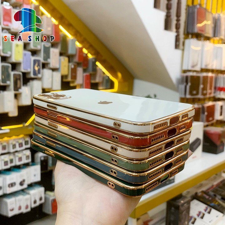 [ĐỦ CÁC ĐỜI IPHONE] Ốp lưng iPhone 6s,7,8,XS Max, XR,11 Pro Max, 12 Mini  -Nhựa dẻo -- VIỀN BÓNG - Thiết kế hiện đại