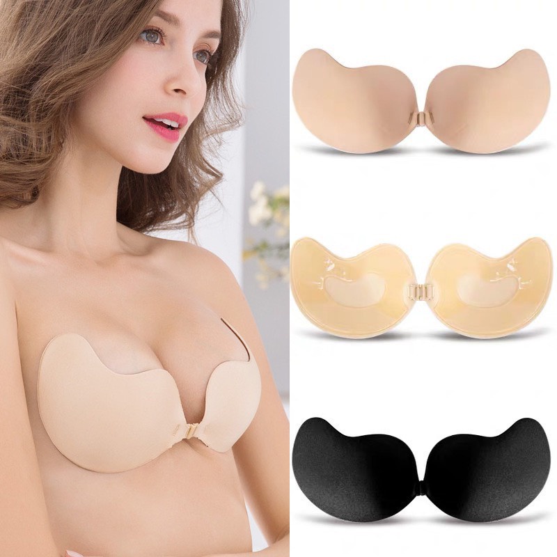 Miếng Dán Ngực Silicone Cài Trước Hình Xoài HGVN - TẠO KHE, NÂNG NGỰC