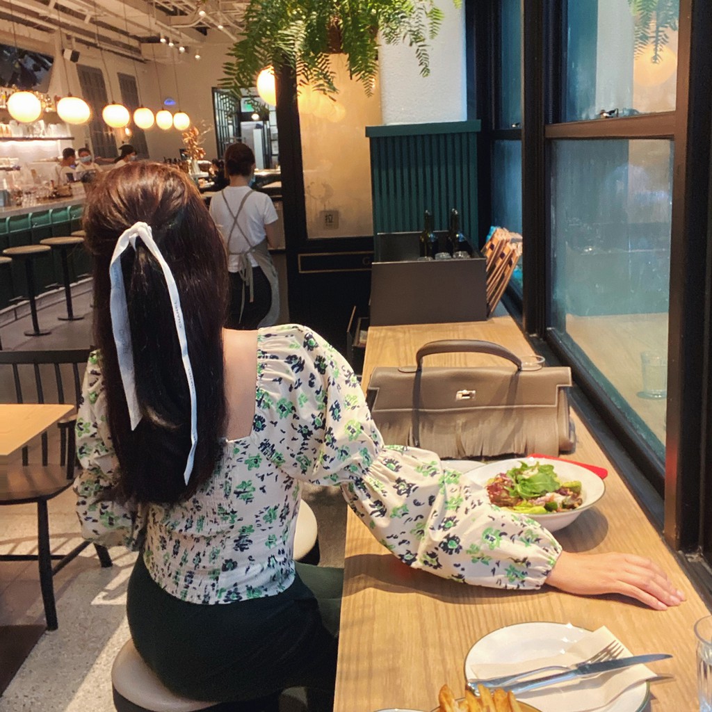 Zara Morocco full tag - Áo Zara hoa tiểu thư xinh đẹp AH01AKG52N9