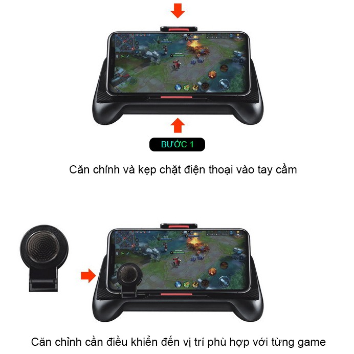 Tay Cầm Chơi Game Cao Cấp Bản Tối Giản XCOM AKING Hỗ Trợ Chơi Game MOBA Chuyên Cho Các Giải Đấu Game Mobile