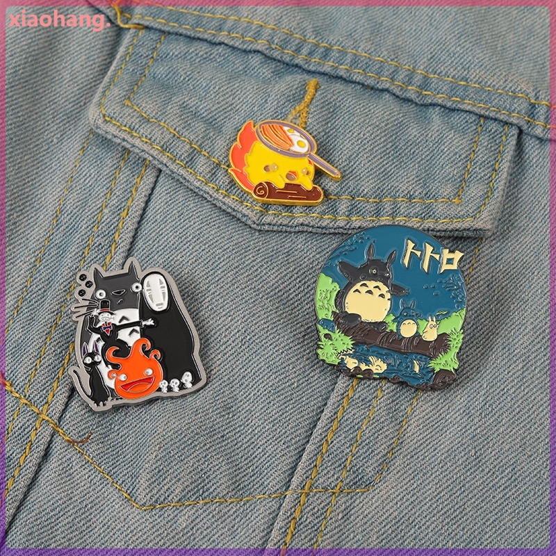 Ghim Cài Áo Hình Nhân Vật Phim Hoạt Hình Spirited Away Đáng Yêu