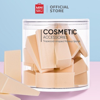 Bọt biển trang điểm Miniso hình thang gói 20 chiếc