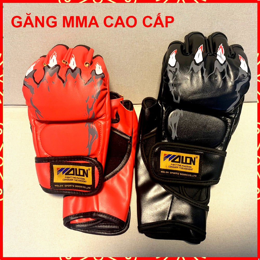 Găng bao tay xỏ ngón MMA đấm bốc, boxing cho người lớn – Giá Hủy Diệt – nhãn hiệu WALON