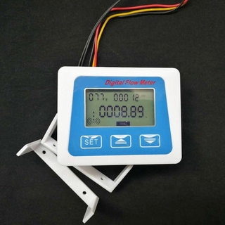 High Quality Digital Lcd Display Water Flow Sensor Meter Flowmeter Time Record DRV