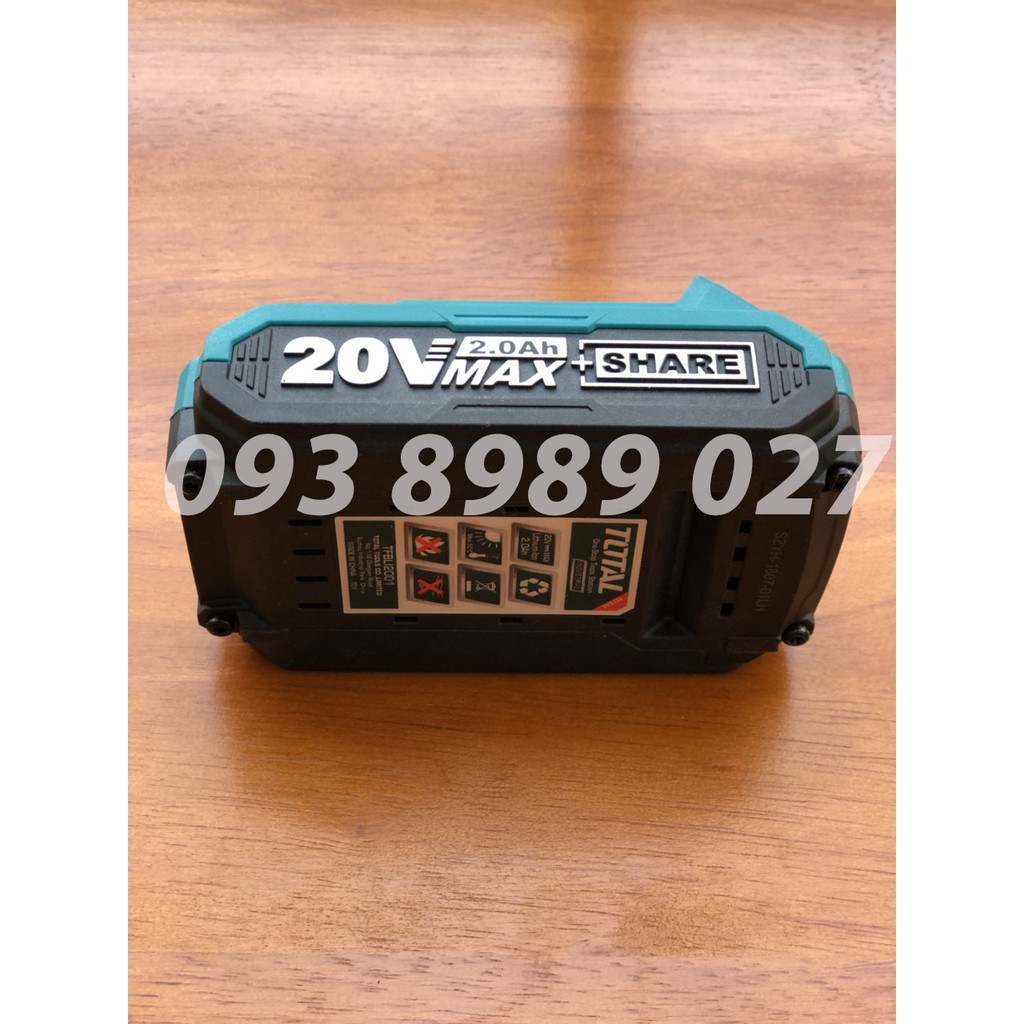 Pin Lithium-ion 20V/2.0Ah TOTAL TFBLI2001