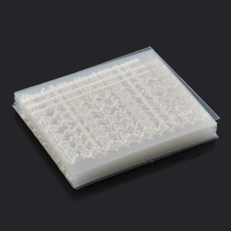 Set 30 tấm nhãn dán trang trí móng 3D diy