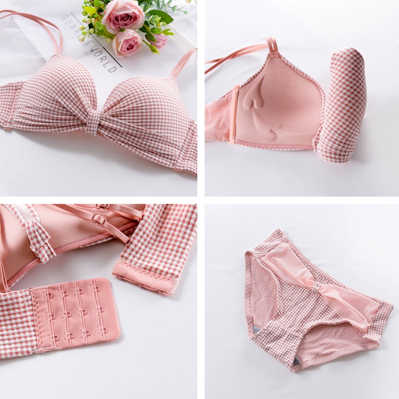 Bộ đồ lót cotton nâng ngực không đường may thời trang gợi cảm dành cho nữ
