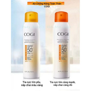 Xịt Chống Nắng Toàn Thân COGI 120ml