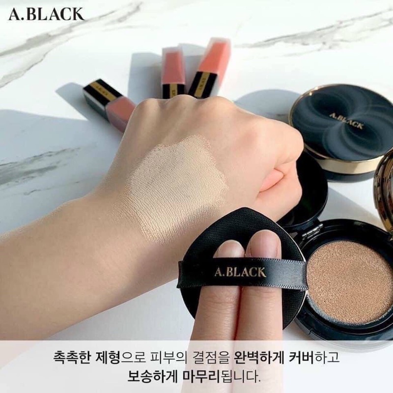 [Chuẩn Auth] Set 3 Món CLIO - A.BLACK - All Day Perfect Cover Cushion SPF47/ PA++