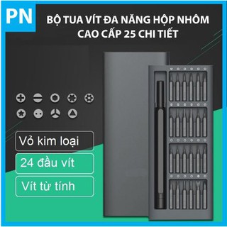 Bộ tua vít đa năng 25 chi tiết hộp nhôm
