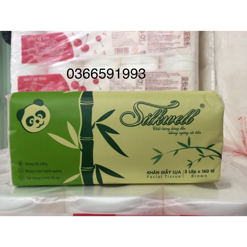 Giấy rút gấu Silkwell 160t *3 lớp