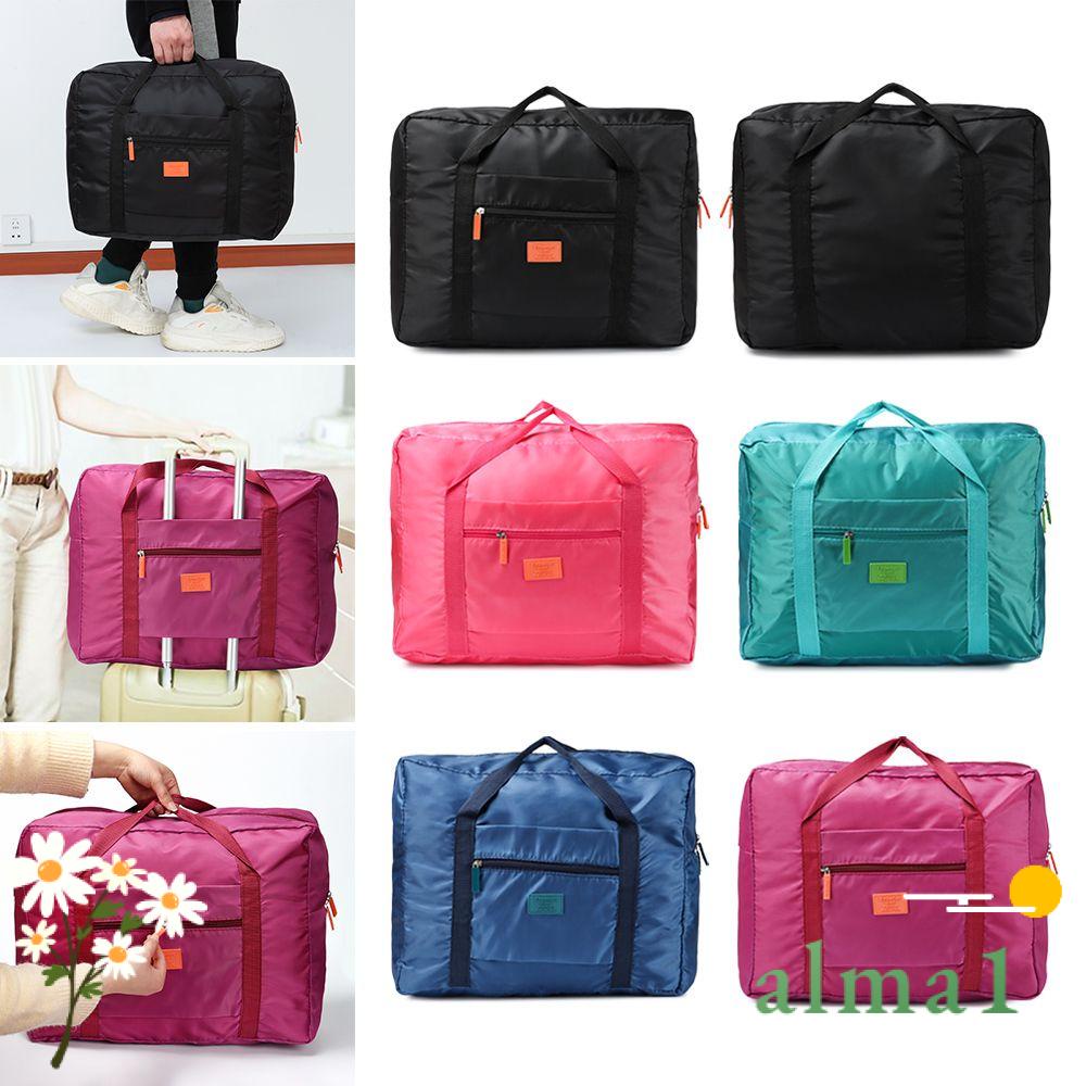 ♫ALMA♫ Carry-On Duffle Bag Outdoor Travel Bags Luggage Bag Portable Storage Waterproof Big Size Camping Clothes Organizer Foldable Bags
