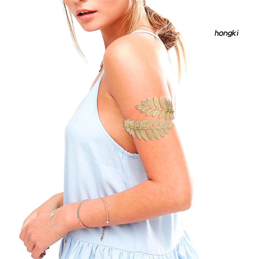 Vòng tay thiết kế hình lá dạng hở thanh lịch ngọt ngào