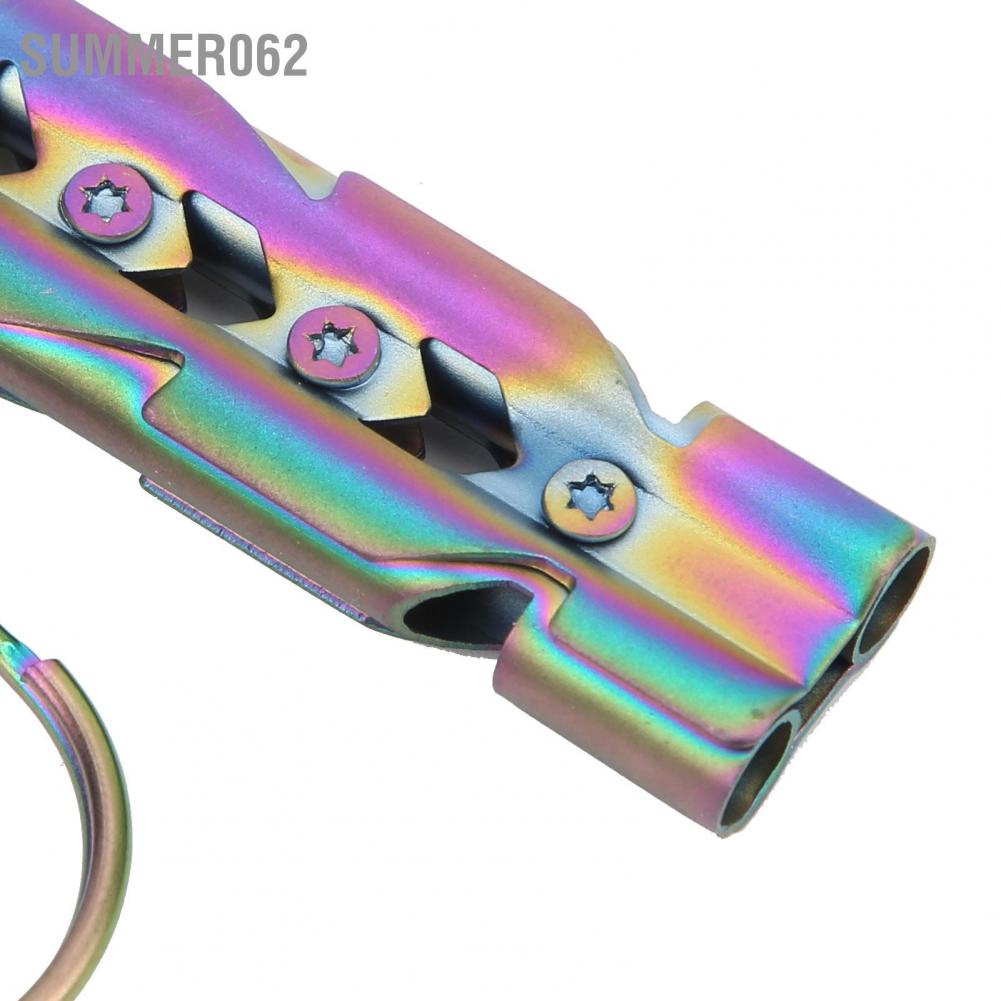 Còi ống đôi decibel cao cấp ngoài trời bằng thép không gỉ với móc khóa