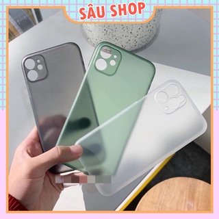 Ốp Lưng Iphone Siêu Mỏng Chống Vân Tay Lụa Nhám 6/6plus/7/7plus/8/8plus/x/xs/11/12/13/pro/promax