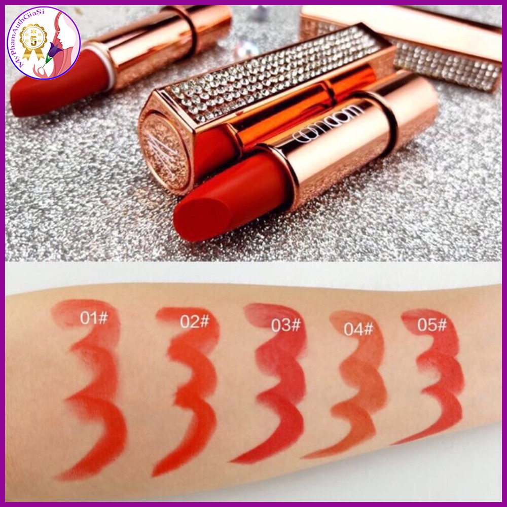 Son thỏi lì wodwod star bright lipstick ánh kim sang trọng