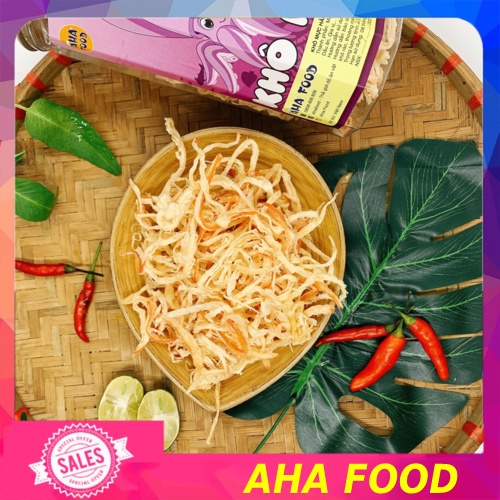 Mực xé sợi hấp nước dừa 250g , khô mực hấp nước dừa ,Mực khô nhà hấp nước dừa cao cấp , đồ ăn vặt an toàn thực phẩm