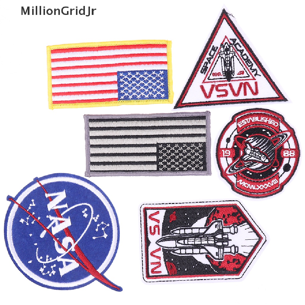Sticker Ủi Thêu Hình Phi Hành Gia NASA Mới