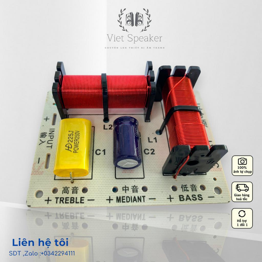 Mạch phân tần 3 đường tiếng công suất nhỏ đánh coil 51 trở xuống