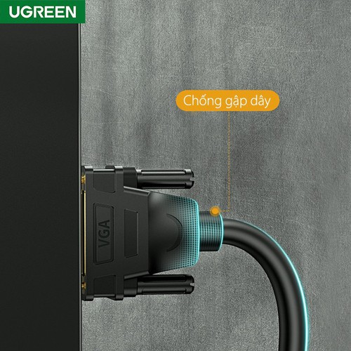 Cáp VGA Dài 2m cao cấp Ugreen 11646 - Hàng Chính Hãng