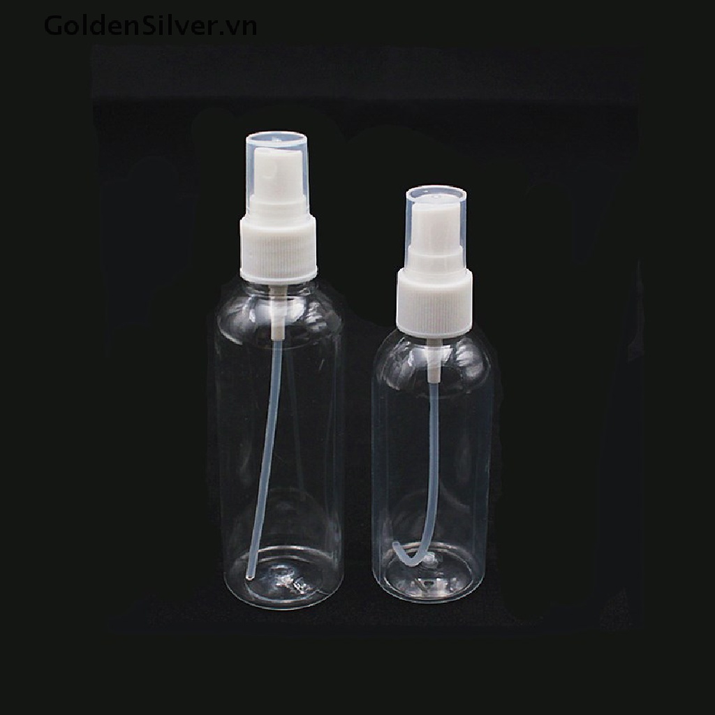 1 Chai Rỗng Bằng Nhựa Trong Suốt Dạng Xịt Dùng Đựng Mỹ Phẩm