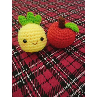 Móc khóa len trái dứa nhỏ 🍍