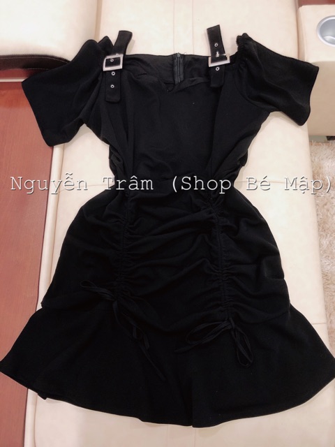 Đầm Body Đuôi Cá Rút Dây Đính Khoen Bigsize 65-90Kg [Hình Thật Chính Chủ] | BigBuy360 - bigbuy360.vn