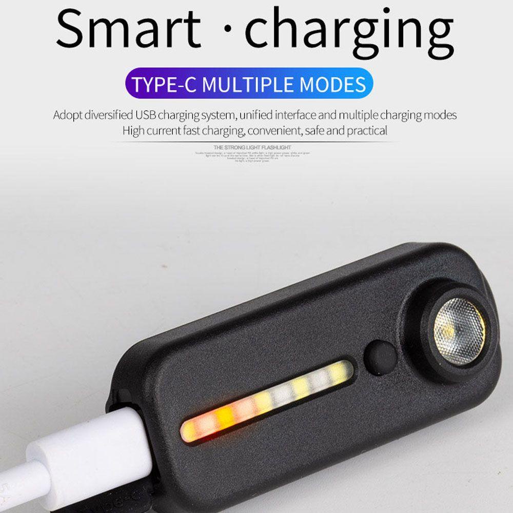 IVORY Đèn Hậu Cảnh Báo Loại c Có Thể Sạc Lại Dành Cho Xe Đạp