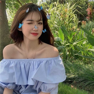 ♨✌☍áo sơ mi tay ngắn lệch vai thời trang mùa xuân năm 2021 phong cách nhật bản cho nữ
