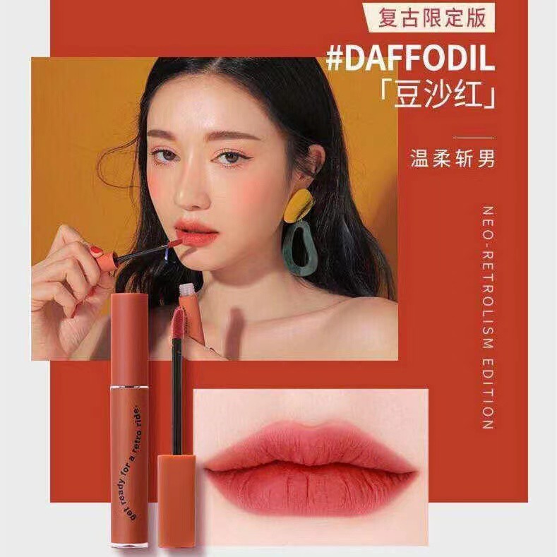 [Hot]Son kem 3CE Speak Up chính hãng vỏ màu xanh dương mẫu 2020 Velvet Lip Tint TAUPE DAFFODIL