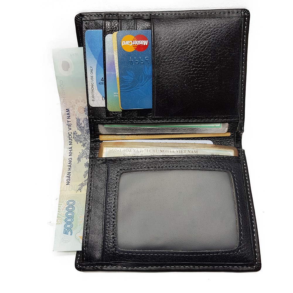 Ví nam da bò thật siêu mềm dáng đứng VD08D