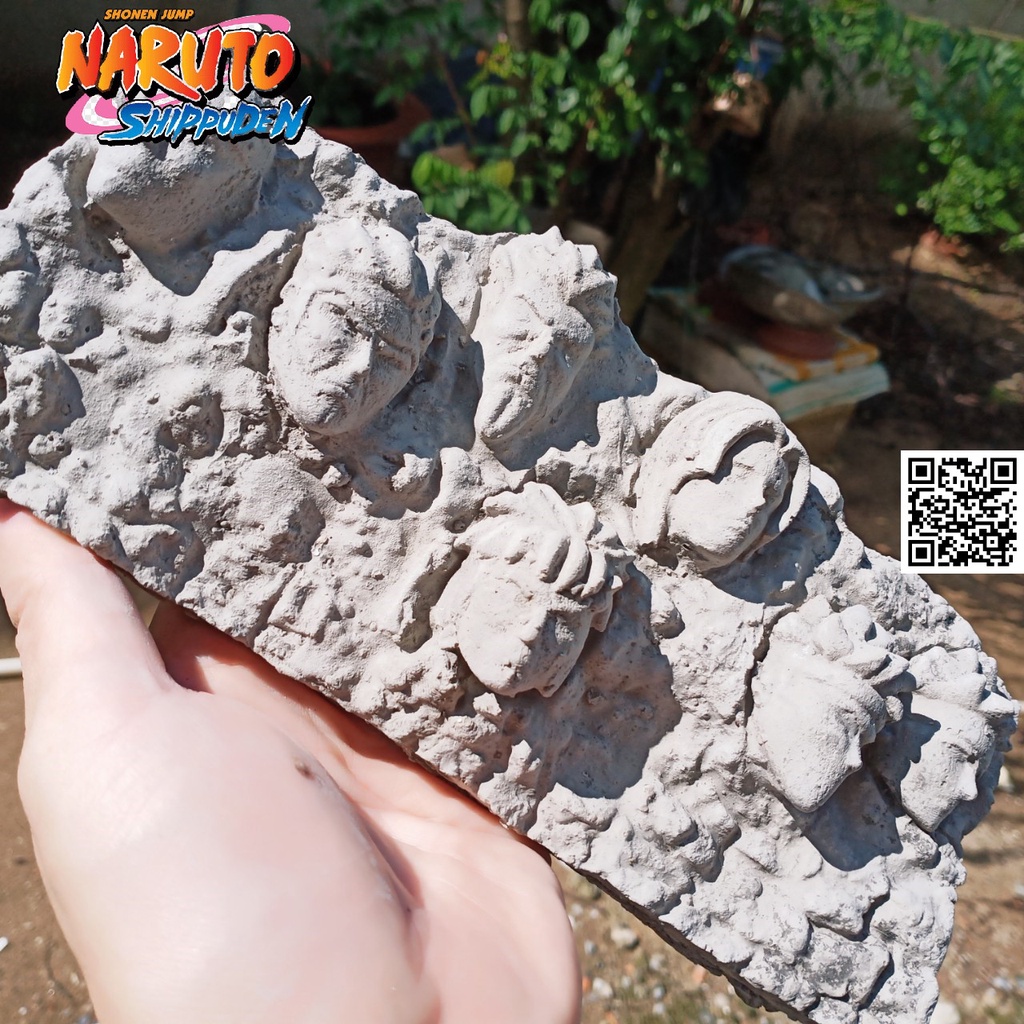 1604 Mô hình Naruto vách đá Hokage làng lá Đệ nhất Senju Hashirama Đệ nhị Senju Tobirama Đệ tam Sarutobi Hiruzen Đệ tứ N