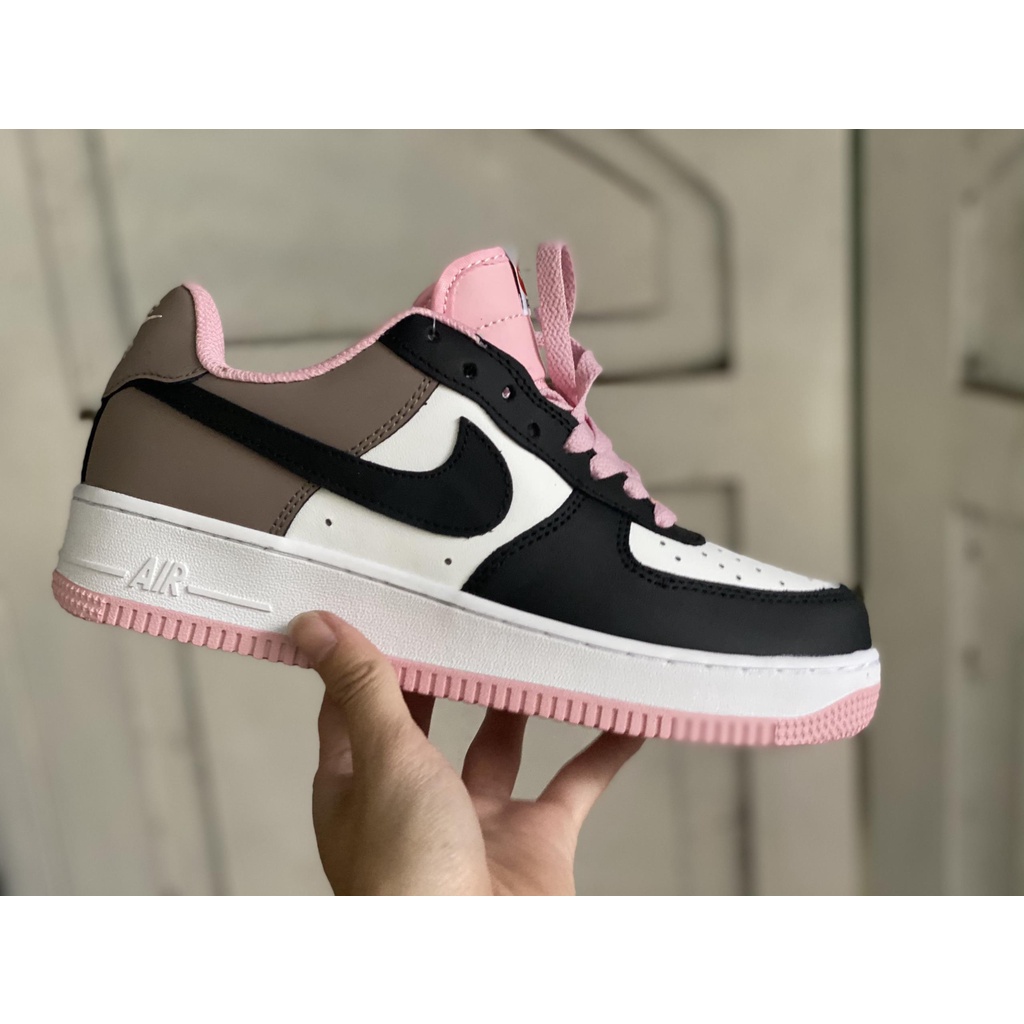 [Full bill box+quà] Giày thể thao af1_nike hồng đen sneaker nam nữ