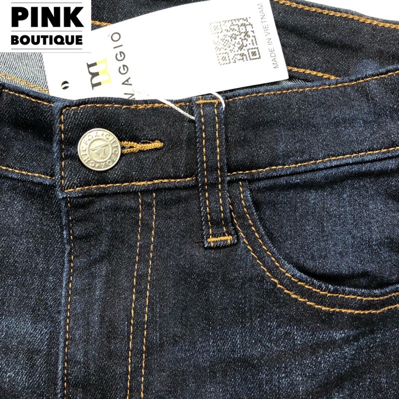 Quần Jean Nữ Cạp Cao Co Giãn Dáng Ôm VNXK PINKBOUTIQUE