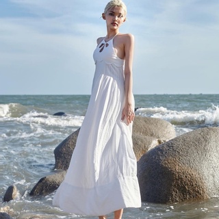Đầm Maxi cổ yếm Alluring Midi Dress