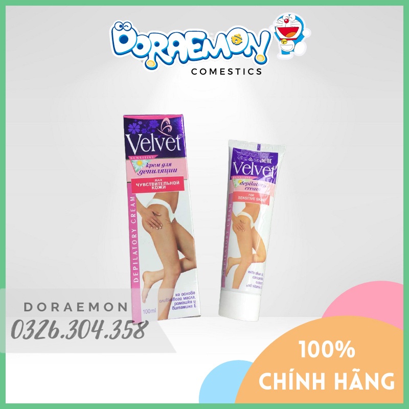 Kem tẩy lông Velvet Nga [CHÍNH HÃNG 100%] sản phẩm đình đám cổ điển của Nga, da trắng dáng xinh mịn màng