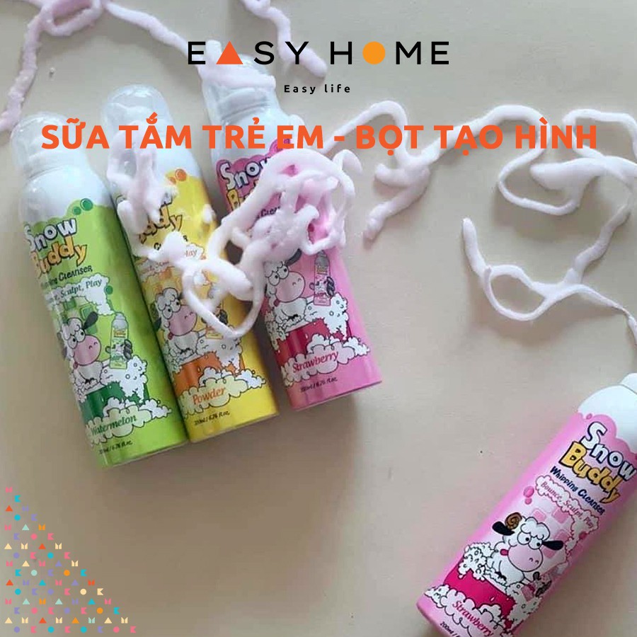 Sữa Tắm Trẻ Em Không Gây Kích Ứng - SNOW BUDDY - Sữa Tắm BỌT TẠO HÌNH (200ml)