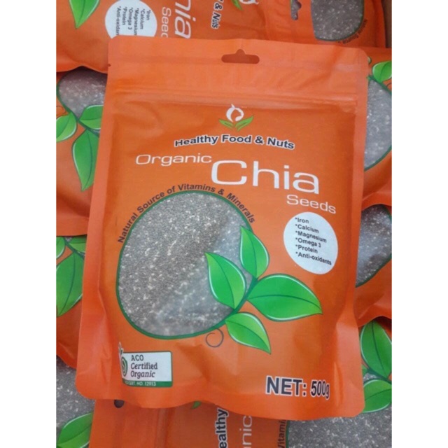 Hạt chia cam Organic chia seed 500gr