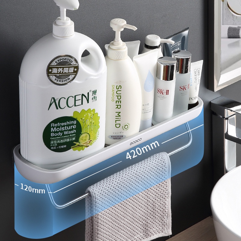 Kệ để đồ phòng tắm Ecoco không kèm móc treo E1923
