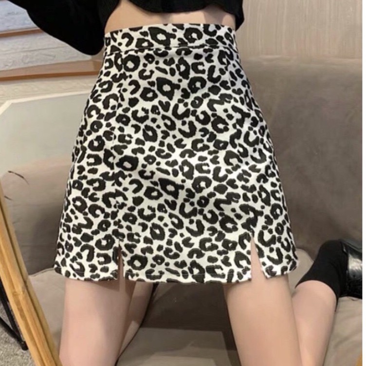 Chân váy ngắn da beo xẻ đùi CV09 | BigBuy360 - bigbuy360.vn