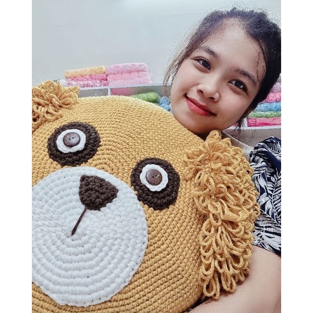Bộ Nguyên Liệu Làm Gối Cún Tai Xù