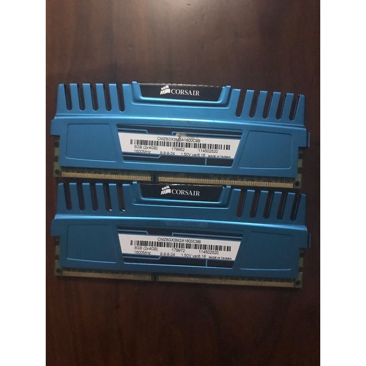 Kit Ram Corsair Vengeance DDR3 12GB bus 1600 Mhz