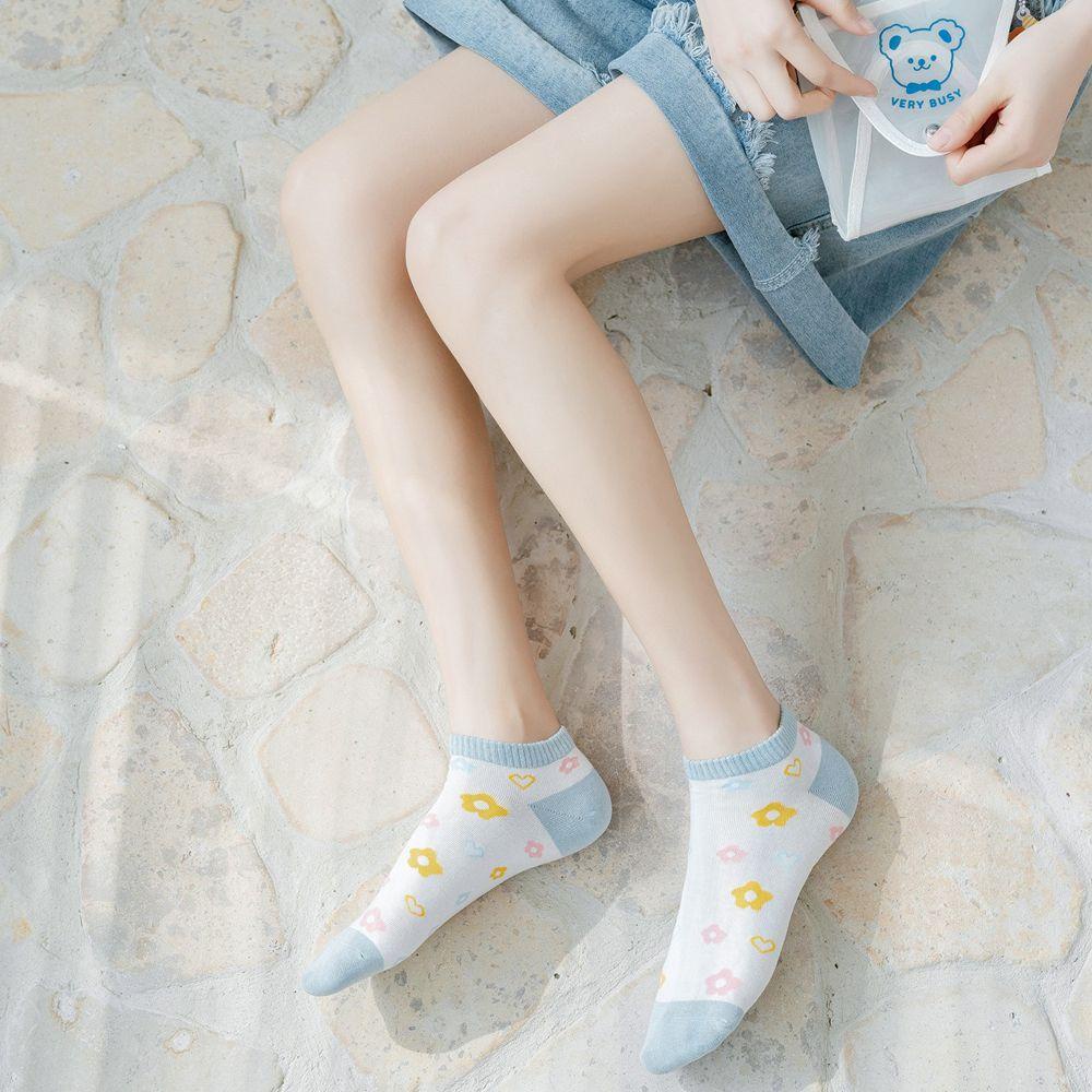 QQMALL Đôi Vớ HọA TiếT SọC Ngang ThờI Trang Cho Nữ