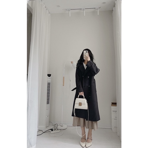 Măng tô dài chất đẹp dày dặn Samhyewear | BigBuy360 - bigbuy360.vn