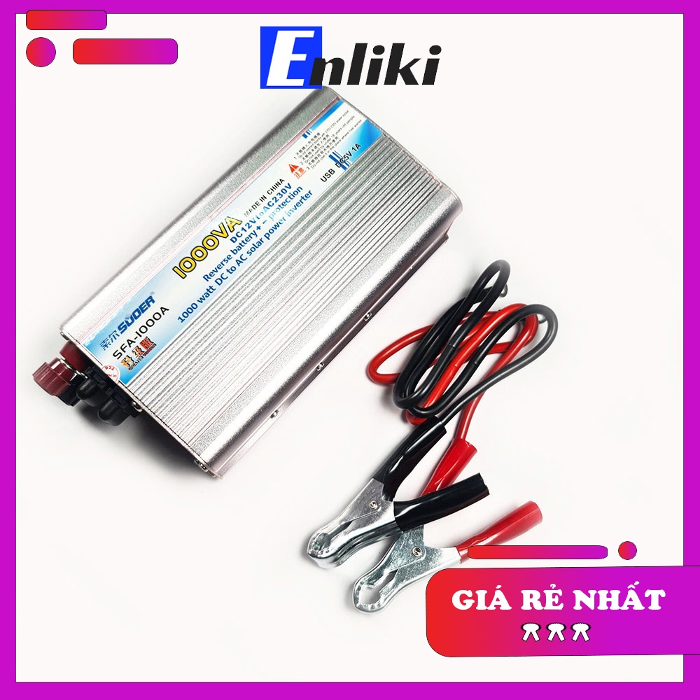 Inverter SUOER 12V 1000W SFA-1000A chính hãng