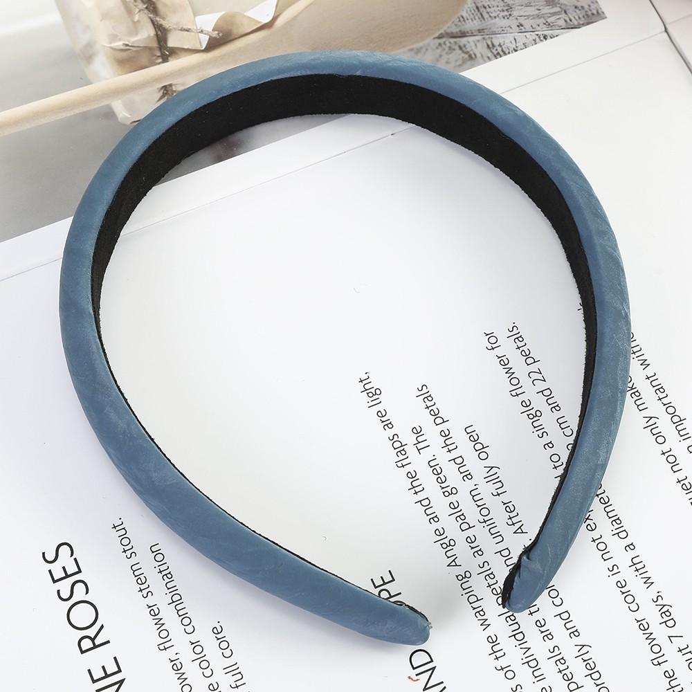 Băng Đô Da CHLINS Màu Trơn Thiết Kế Đơn Giản Xinh Xắn Nhiều Màu Sắc Tùy Chọn Cho Nữ