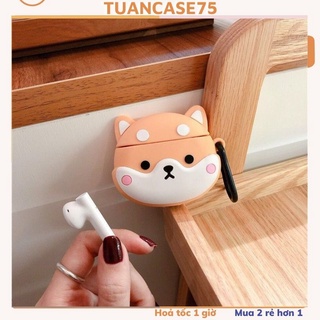 🔥 Case Ap 1/2/3 & Pro 🔥 Freeship 🔥 VỎ BỌC MODEL SHIBA INU Cho Tai Nghe Không Dây (Bluetooth) - Tuancase75