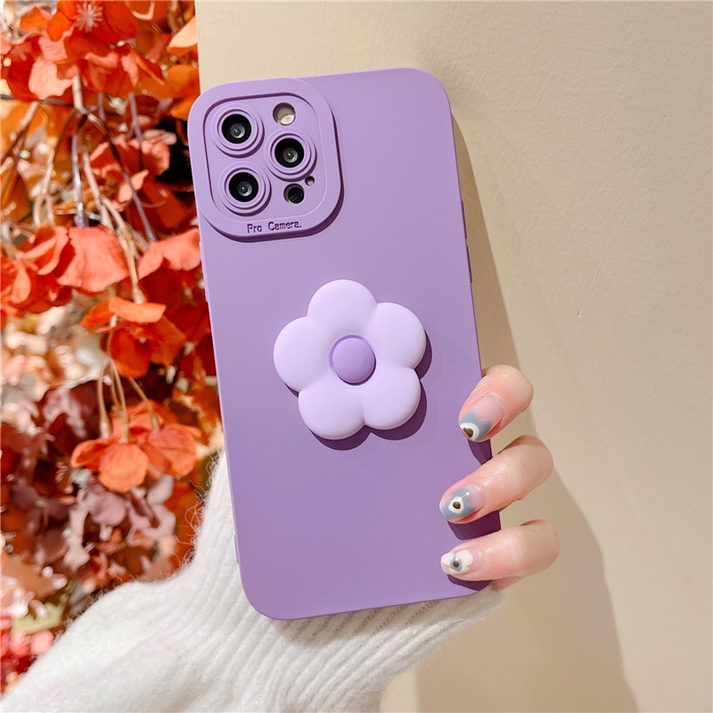 Ốp Điện Thoại TPU Mềm Họa Tiết Hoa 3D Thời Trang Cho IPhone 13 12 11 Pro Max X XS XR 8 7 Plus