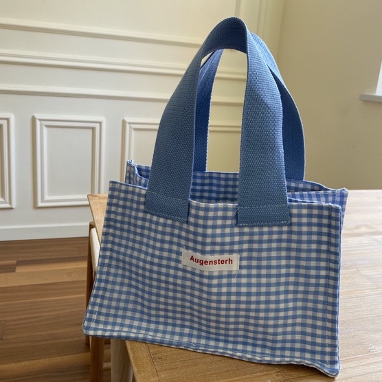 Bentoy Milkjoy Bé Gái Hàn Quốc Túi Xách Túi Ăn Trưa Thêu Hoa hangbag Canvase